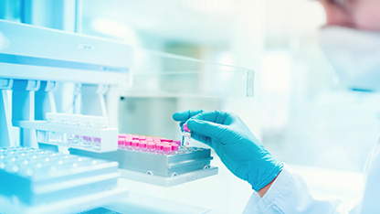 Scientist in lab