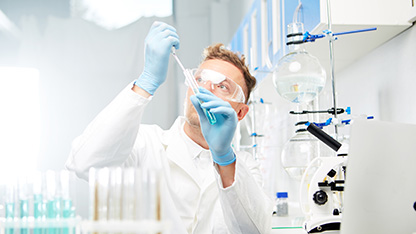 Scientist in lab